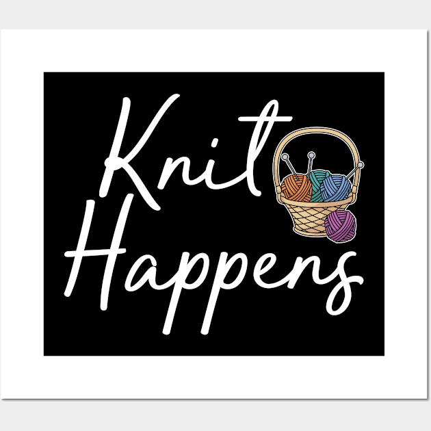 knit happens Wall Art by Jabinga